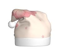 HHGFASD Little cherry blossoms Pattern Christmas Hat for Adult material is soft and lightweight