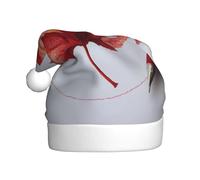 HHGFASD Maple Leaf in a Circle Pattern Christmas Hat for Adult material is soft and lightweight