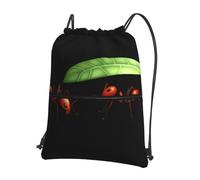 HHGFASD Men's and women's Little ants hiding from the rain Pattern drawstring backpacks, sports and fitness outdoor bags, waterproof and durable