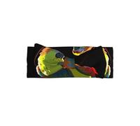 HHGFASD Neon Parrot Pattern Baby Bow Headband - Soft, Skin-Friendly, and Stretchy Polyester Headband for Infants 0-6 Months