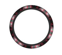 HHGFASD Overflowing love Pattern Steering Wheel Cover for Women and Men Durable, Non-Slip, Elastic, Easy to Install, for Sedans, SUVs, ATVs, Trucks