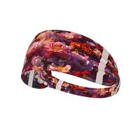 HHGFASD Petals in the sky Pattern Elastic Exercise Headband Sports Head Tie for Men and Women, Soft, Quick-Dry