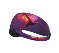 HHGFASD Phoenix at sunset Pattern Elastic Exercise Headband Sports Head Tie for Men and Women, Soft, Quick-Dry
