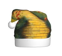 HHGFASD Poppies Field Yellow Brick Road Pattern Christmas Hat for Adult material is soft and lightweight
