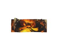 HHGFASD Pumpkin monster in the fire Pattern Baby Bow Headband - Soft, Skin-Friendly, and Stretchy Polyester Headband for Infants 0-6 Months