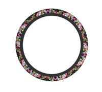 HHGFASD Rolling colorful waves Pattern Steering Wheel Cover for Women and Men Durable, Non-Slip, Elastic, Easy to Install, for Sedans, SUVs, ATVs, Trucks