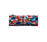 HHGFASD Shock Graffiti Flag Pattern Baby Bow Headband - Soft, Skin-Friendly, and Stretchy Polyester Headband for Infants 0-6 Months