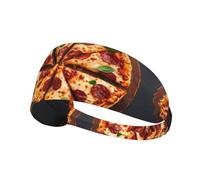 HHGFASD Shredded pizza. Pattern Elastic Exercise Headband Sports Head Tie for Men and Women, Soft, Quick-Dry