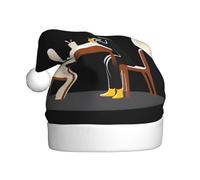 HHGFASD silence Pattern Christmas Hat for Adult material is soft and lightweight