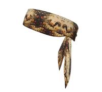 HHGFASD Squirrel chasing butterflies Pattern Sports Head Tie Headband for Men and Women, Soft & Breathable Moisture Wicking Athletic