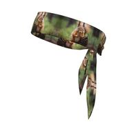 HHGFASD Squirrel holding a pinecone Pattern Sports Head Tie Headband for Men and Women, Soft & Breathable Moisture Wicking Athletic