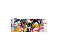 HHGFASD Strange Doodle Dog Pattern Baby Bow Headband - Soft, Skin-Friendly, and Stretchy Polyester Headband for Infants 0-6 Months