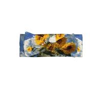 HHGFASD Sunflowers on the clouds Pattern Baby Bow Headband - Soft, Skin-Friendly, and Stretchy Polyester Headband for Infants 0-6 Months