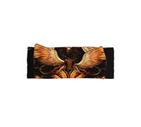 HHGFASD The Golden Phoenix Pattern Baby Bow Headband - Soft, Skin-Friendly, and Stretchy Polyester Headband for Infants 0-6 Months