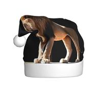 HHGFASD The lion under the cross Pattern Christmas Hat for Adult material is soft and lightweight