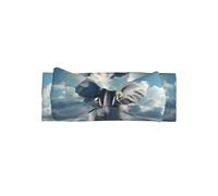 HHGFASD The little elephant on the clouds Pattern Baby Bow Headband - Soft, Skin-Friendly, and Stretchy Polyester Headband for Infants 0-6 Months