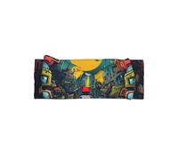 HHGFASD The mechanical city with red figures Pattern Baby Bow Headband - Soft, Skin-Friendly, and Stretchy Polyester Headband for Infants 0-6 Months