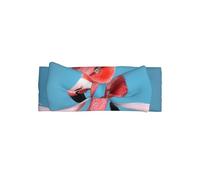 HHGFASD The Mighty Flamingo Pattern Baby Bow Headband - Soft, Skin-Friendly, and Stretchy Polyester Headband for Infants 0-6 Months