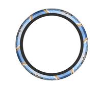 HHGFASD The Mighty Pelican Pattern Steering Wheel Cover for Women and Men Durable, Non-Slip, Elastic, Easy to Install, for Sedans, SUVs, ATVs, Trucks