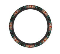 HHGFASD The mighty tiger. Pattern Steering Wheel Cover for Women and Men Durable, Non-Slip, Elastic, Easy to Install, for Sedans, SUVs, ATVs, Trucks