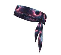 HHGFASD The stars are falling. Pattern Sports Head Tie Headband for Men and Women, Soft & Breathable Moisture Wicking Athletic