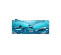 HHGFASD Whales under the sea Pattern Baby Bow Headband - Soft, Skin-Friendly, and Stretchy Polyester Headband for Infants 0-6 Months