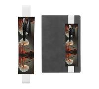 HHGFASD White Ants and Mushrooms Pattern PVC Leather Pencil case Bookmark 2-in-1 Anti Slip Storage Essential for Travel Accounts