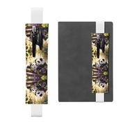 HHGFASD White Panda in The Vines Pattern PVC Leather Pencil case Bookmark 2-in-1 Anti Slip Storage Essential for Travel Accounts