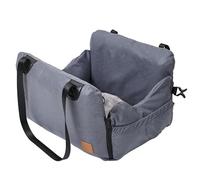 HHGFTIY Dog Car Seat,for Ford Focus MK2 MK3 2005-2018,Breathable and Foldable Pet Car Basket with Clip-On Safety Leash,for Cat Dog Travel,Daily travel,Grey