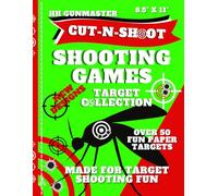 HHGunmaster Cut-N-Shoot - Shooting Games Target Collection Book: Over 50 Fun Paper Targets Designed for BB, Pellet, Air-soft, Pistol, Shot Gun, Rifle & Archery Shooters