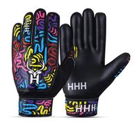 HHH Football Goalkeeper Gloves For Boys, Kids Children Youth Soccer Goalie Gloves with 4mm Latex Super Grip Palms Goalkeeping Gloves (5)