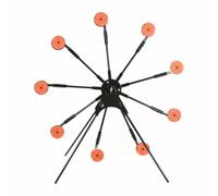 HHH Hunting 9 Spinning Shooting Targets for Air Rifle Practice - Freestanding Self-Reset Moving Target for BB Guns, Knockdown Accessories and Equipment