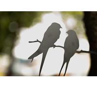 HHH Hunting® Shooting Targets - Self Resetting Air Rifle target - Freestanding Metal Shooting Gallery Airgun Shooting Practice and Accessories (Double Bird Silhouette)