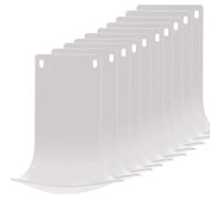 HHHKKK 10PCS Drip Tray for Wall Mounted Soap Dispenser, Prevent Dripping and Spraying, Dispenser Stand,Soap Bracket, Water Tray，Soap Tray,Detergent Cup Holder(White)