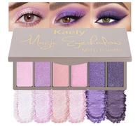 HHLTOH EYS Eyeshadow Palette Purple 6 Colors Mini Eyeshadow Palette Purple Series Purple Eyeshadow Glitter Matte Shiny Eyeshadow