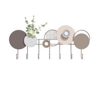 Hhmmei2024-23 Coat Rack Wall Mounted Hanging Clothes Rack Wall Hook Hat Entrance Door Foyer Punching Hole(Small)