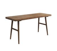 Hhmmei2024-23 Gaming Desk Simple Wooden Writing Desk for Home Office, Sturdy Modern PC Laptop Workbench, Walnut Color(XXL)