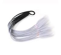 Hhmmei2024-23 Ponytail Extension 12Pcs Hair Colorful Wigs Braid Ponytail Headband, Twist Braided Synthetic Hairpieces Extensions Accessories, Elastic Rubber Hair Bands Ponytail Hair Extension(0032)