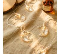 HHMTAKA Star Moon Fairy Lights 3M 20LED Battery Powered String Lights Two Mode Decoration Lightning for Christmas Wedding Birthday Valentine Party Bedroom Indoor&Outdoor (Star Moon)