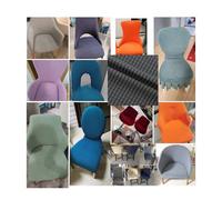 HHONGWYT Custom Curved Dining Chair Covers Set of 6/4 with Arms/Wingback/Round Back/Swivel Office/Bar/Dining Room Chair Slipcovers Custom Lrregular/Special Shaped Chair Protectors Covers,#4,2PCS