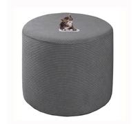 HHONGWYT Ottoman Cover Small Round Diameter 31/37/38/40/45/48/50/ 63CM Pouffe Cover Round Foot Stool Storage Ottoman Cover Protector Footstool Ottoman Slipcover Cover,A1,Custom size