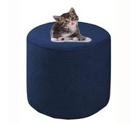 HHONGWYT Ottoman Cover Small Round Diameter 31/37/38/40/45/48/50/ 63CM Pouffe Cover Round Foot Stool Storage Ottoman Cover Protector Footstool Ottoman Slipcover Cover,A10,38x43cm(14.9x16.9)