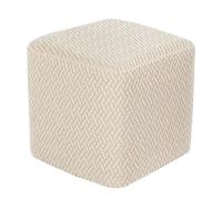 HHONGWYT Small Footstool Cover Square Stripe Velvet 40x40cm/ 45x45cm/60 x 60cm Stretch Ottoman Cover Customize large/Medium Pouffe Cover Square Ottoman Slipcover,#5,Custom size S