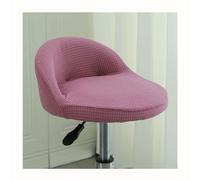 HHONGWYT Stretch Bar Stool Covers Round Set of 4/2 With Moon Backrest Bar Chair Seat Covers Kitchen Breakfast Counter Bar Chair Covers for PU Leather Swivel Barstool High Stool,#11,2PCS