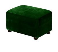 HHONGWYT Stretch Ottoman Cover Rectangle Velvet Large Extra/Medium/Small Ottoman Slipcover Rectangular Footstool Covers Slipcovers Storage Pouffe Sofa Ottoman Stool Covers,#11,150x65x40cmXL