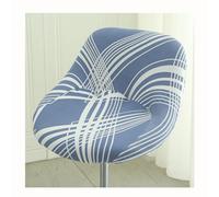 HHONGWYT Stretch Patterned Bar Stool Chair Covers Slipcovers with Back Curved Swivel Printed Modern kitchen Dining Room Chair Slipcovers for Office Breakfast Counter Home High Stool,A2,2PCS