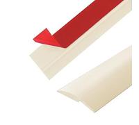 HHOZsafety Carpet Floor Transition Strip,Self Adhesive Floor Edge Trimming Strip,PVC Flooring Divider Strip Suitable for Threshold Transitions with a Lower Height(Color:Light Coffee,Size:2m)