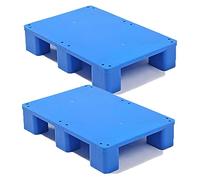 HHOZsafety Heavy-Duty Modular Dunnage Rack - 1,100lb Capacity Plastic Pallet for Warehouse Storage, Kitchen Organization & Garage Shelving Solutions