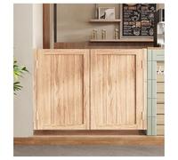 HHOZsafety Interior Wood Double Swing Doors，Swinging Saloon Cafe Doors，Auto Close barn Swing Door，Bar Porch Entrance Counter，Fence Partition，Modern Swinging Half Door.(A,W90xH70cm(35.43x27.55in))