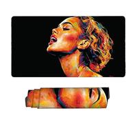 HHQGOUYG Gaming Mouse mat/Large Mouse Pad 500 x 250 x 3mm| XXL Mousepad | Desk Mat | Improved Precision and Speed | Rubber Base for Stable Grip on Smooth Surfaces | Table Pad, 50 x 25cm (Woman) d-650